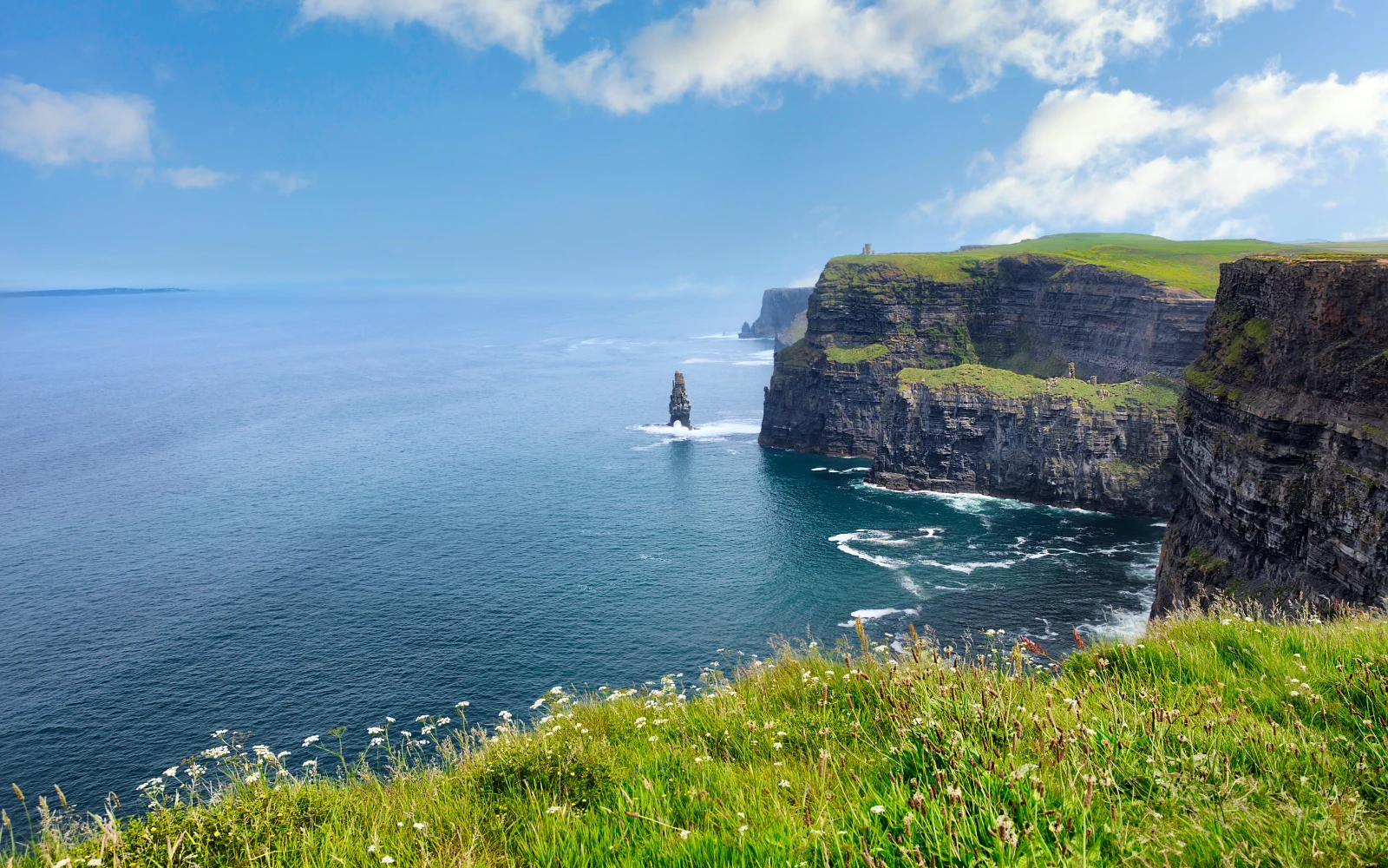 Sea and cliffs